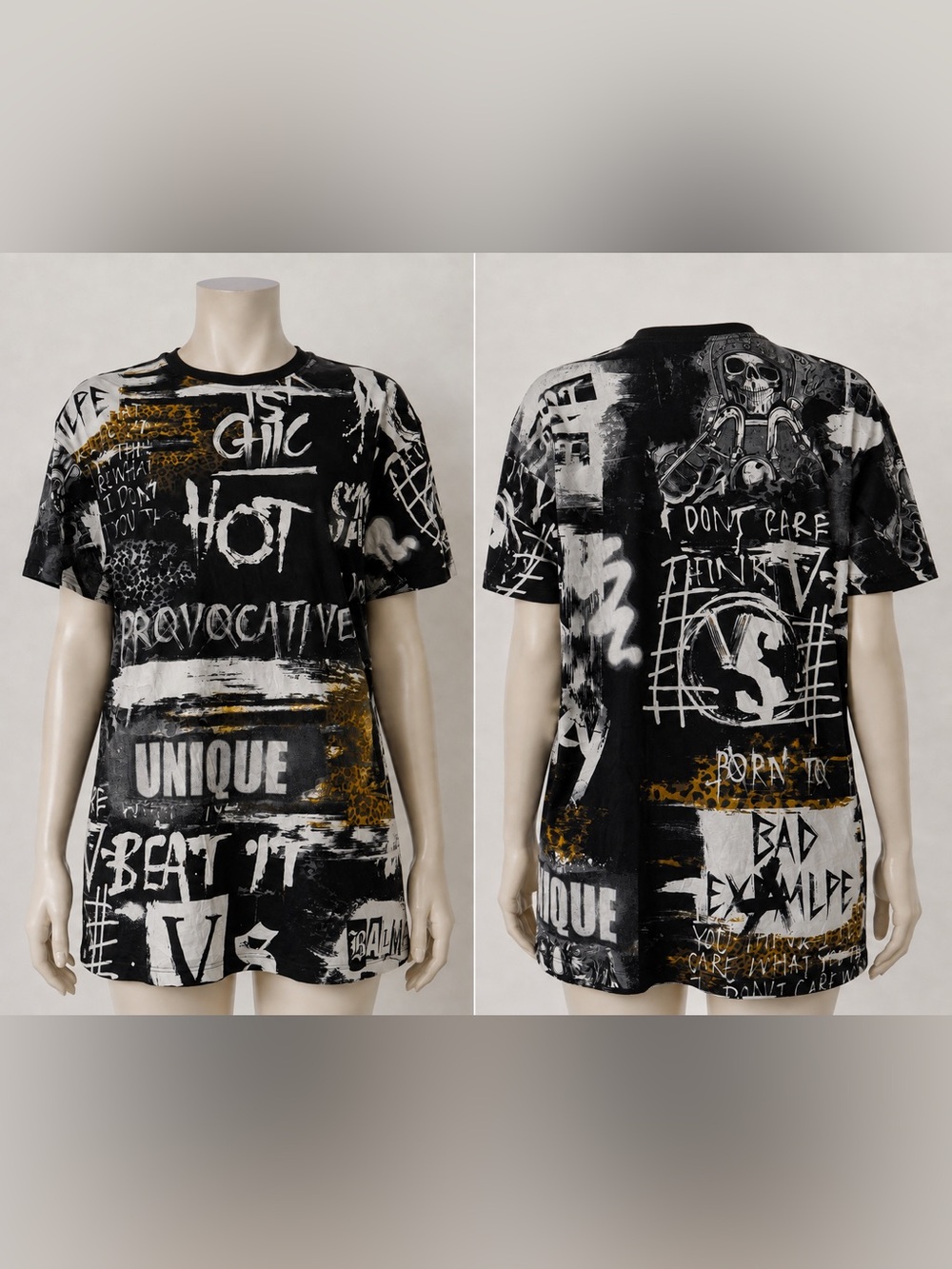 Rare NWT collectible Victoria’s Secret x Balmain Graffiti Graphic Tee — NWT